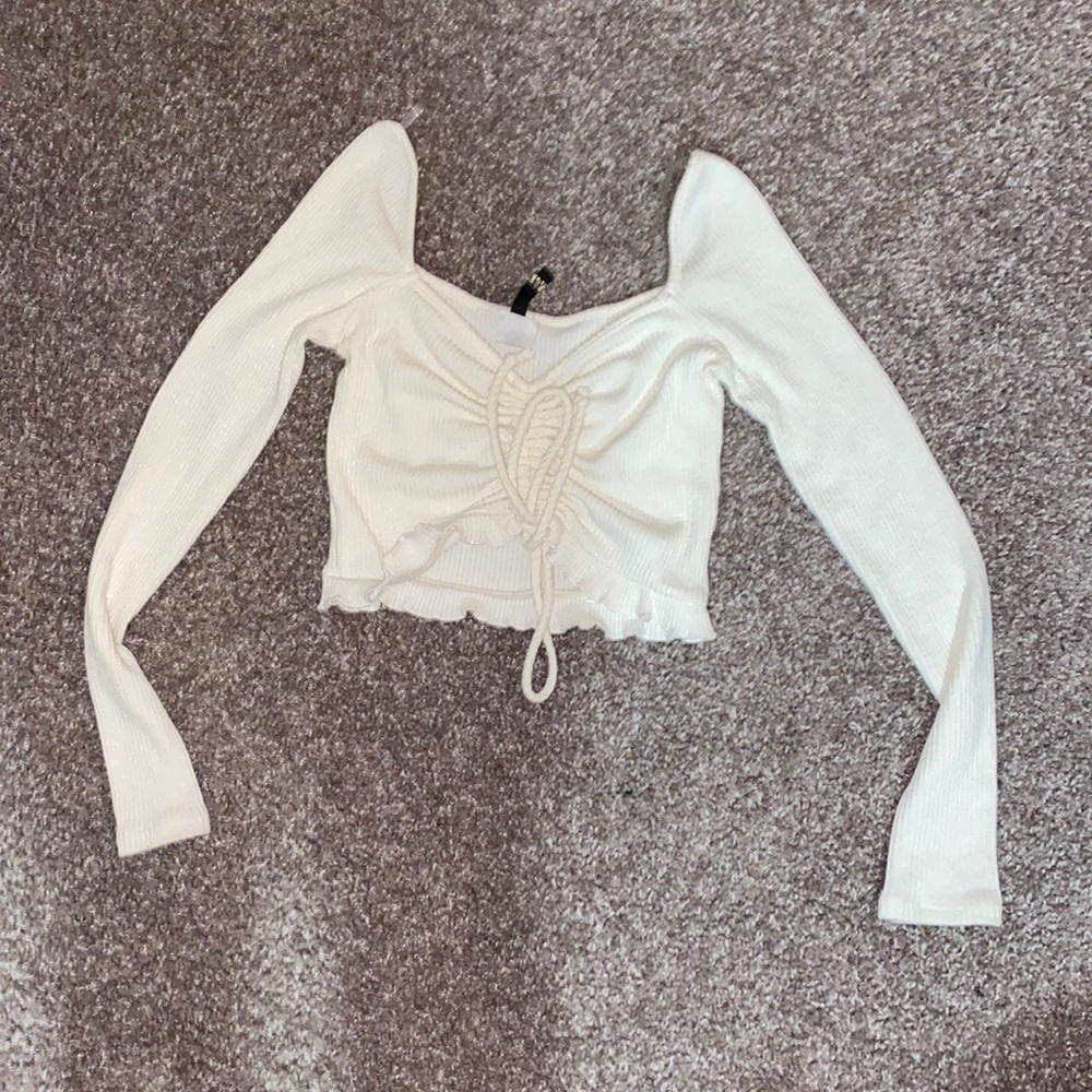 White Crop Top